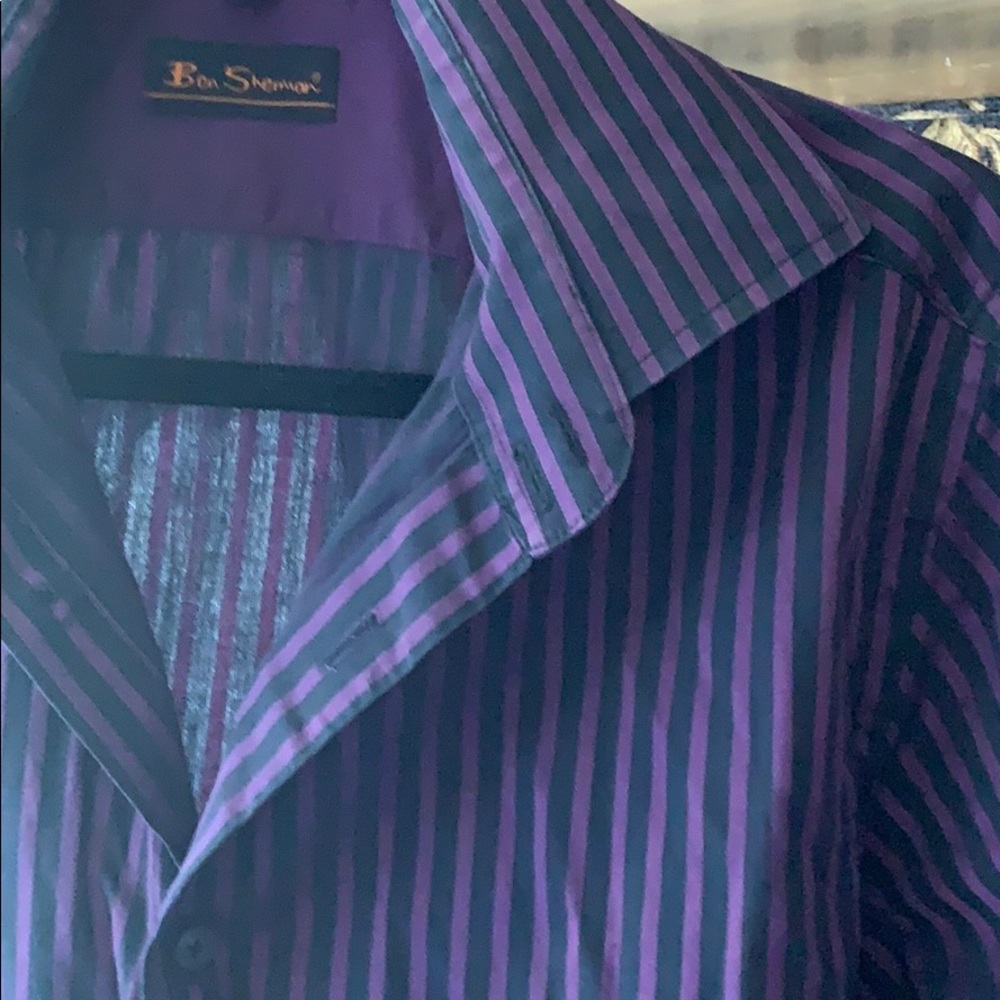 Ben Sherman 100% Cotton LS\Med Shirt #29